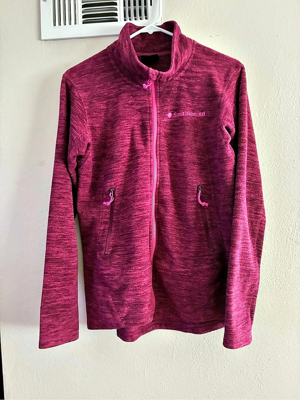 ACE Women's Full-Zip Fleece Jacket Pink Large Like New
